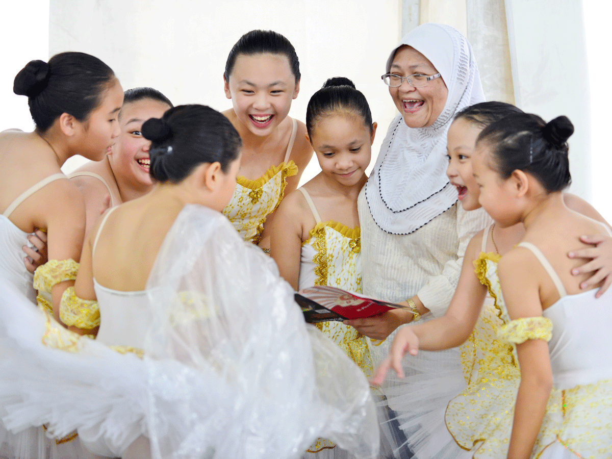 young ballet dancers
